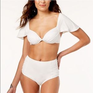 🆕 MK High Waist Flutter Sleeve Bikini